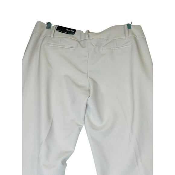 Nine West Beige Dress Pants Women’s Size 16 Straight Leg Career Work Slacks - Picture 3 of 14